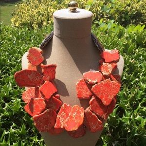 Orange Jade necklace